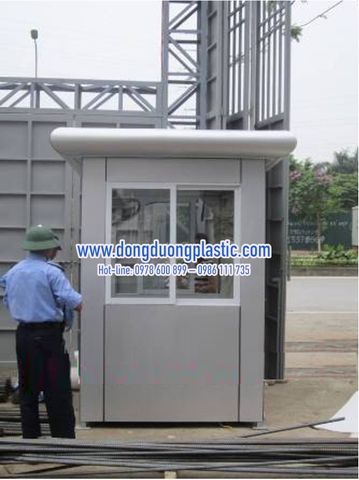 Bốt gác bảo vệ khung thép ốp Alu BOD-01TK