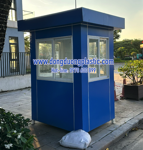 Bốt gác bảo vệ khung thép ốp Alu BOD-02X