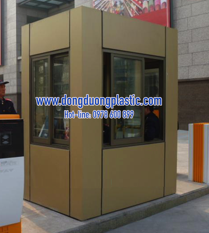 Bốt gác bảo vệ khung thép ốp Alu BOD-02KM