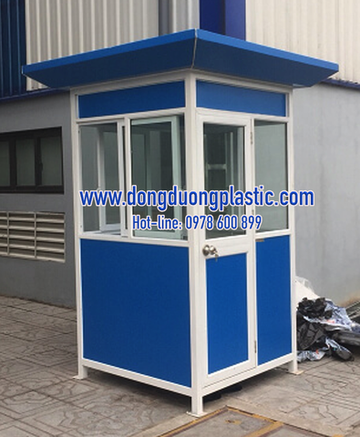 Bốt gác bảo vệ khung thép ốp Alu BOD-02GV