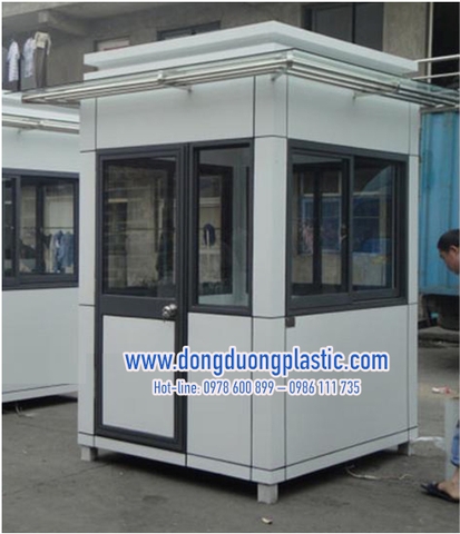 Bốt gác bảo vệ khung thép Ốp Alu BOD-08