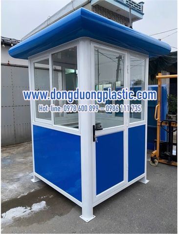 Bốt gác bảo vệ khung thép bo tròn 4 góc cao cấp BOD-01BT