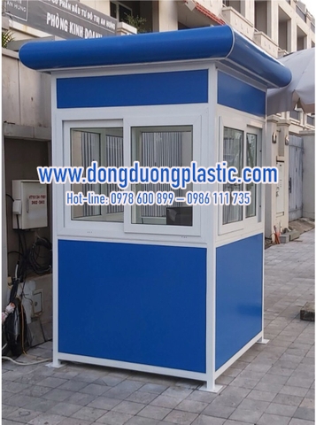 Cabin Bảo Vệ Khung Thép Ốp Alu BOD-01 (Mái bo tròn)