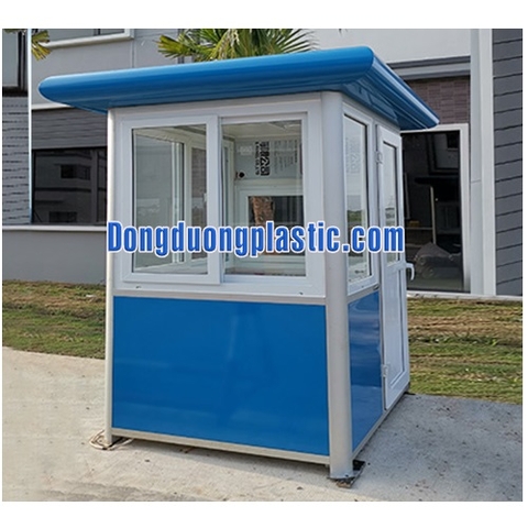 Bốt gác bảo vệ khung thép bo tròn 4 góc cao cấp BOD-01BT
