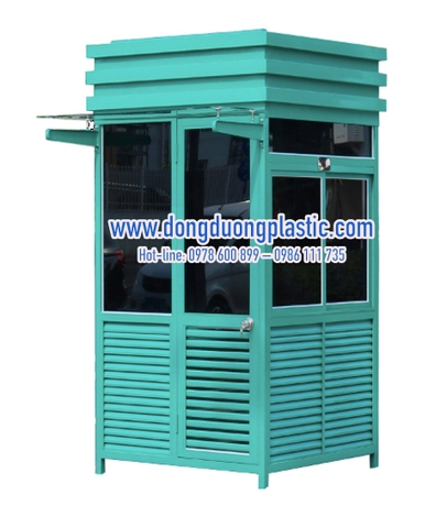 Cabin bốt gác bảo vệ khung thép mái vuông 3 tầng BOD-1215V