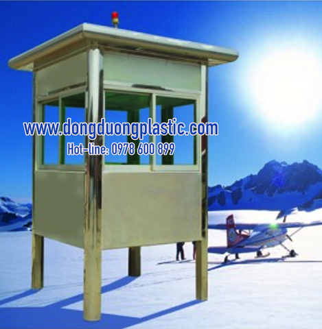 Cabin bốt gác inox chân cao quan sát BDI-18
