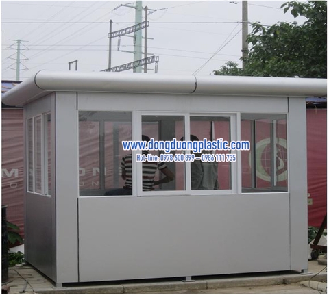 Bốt gác bảo vệ khung thép ốp Alu BOD-01TK