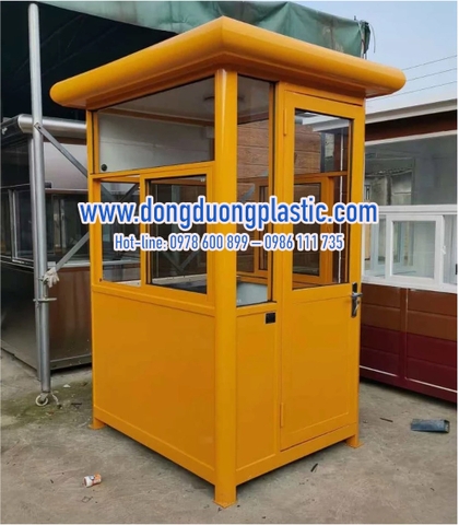 Bốt gác bảo vệ thép mái bo tròn BOD-01STD