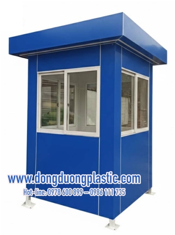 Bốt gác bảo vệ khung thép ốp Alu BOD-02X