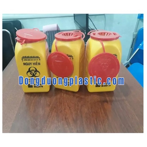 Hộp đựng chất thải sắc nhọn 1,5 lít hoặc 2 lít