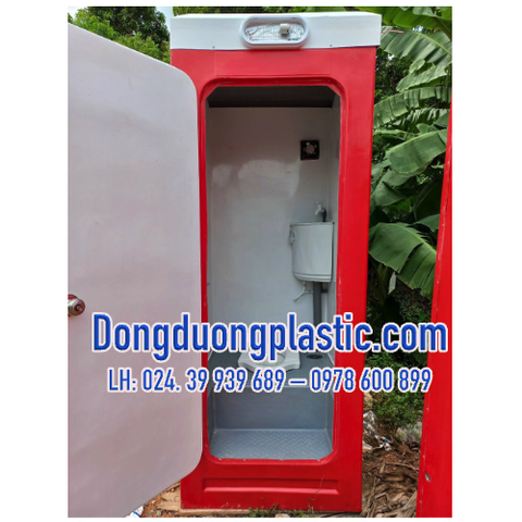 Nhà Vệ Sinh Di Động Đơn Composite DVS-01 (Cấp Nước Trực Tiếp)