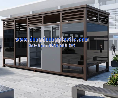 Quầy hút thuốc di động ngoài trời