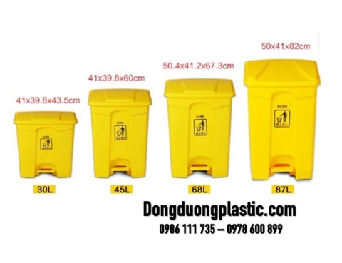 Thùng Rác Đạp Chân Nhập Khẩu 30L - 45L - 68L - 87L