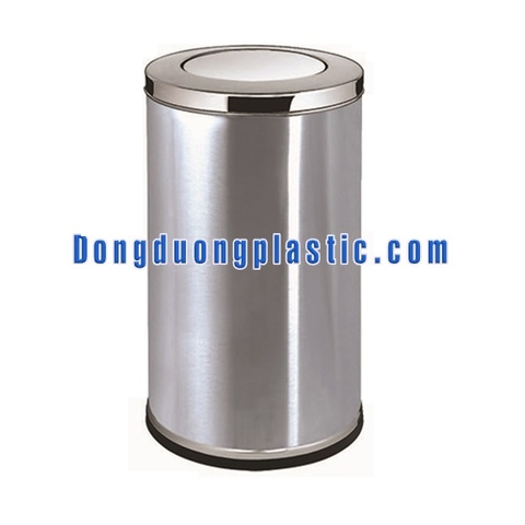 Thùng Rác Inox Nắp Lật A35-P