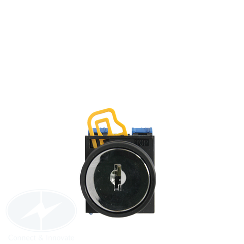 Công tắc xoay Idec 3 vị trí có khóa YW1K-32CE11 Ø 22mm 1NC-1NC