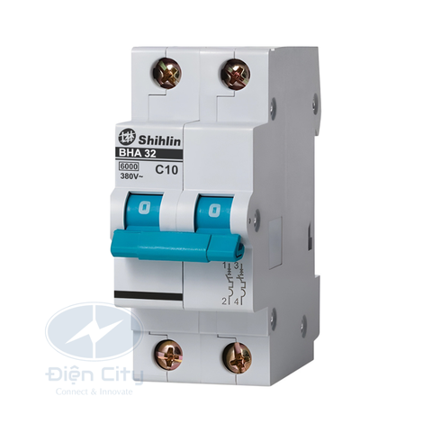MCB (CB Tép) Shihlin BHA 2P 10A 6kA