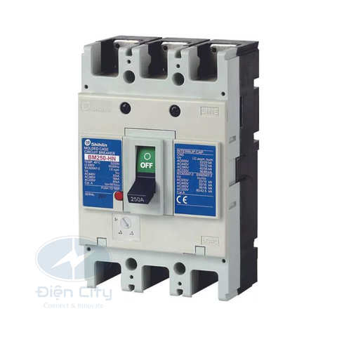 MCCB (Aptomat) Shihlin BM250-HN 3P 250A 36kA