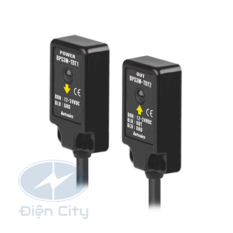 Cảm biến quang Autonics BPS3M-TDT phạm vi 3m, thu phát, 12-24VDC