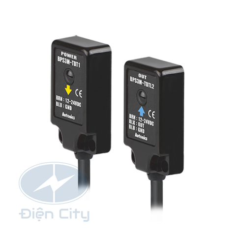 Cảm biến quang Autonics BPS3M-TDTL 3m, thu phát, 12-24VDC (Light ON)