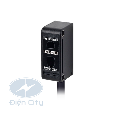 Cảm biến quang Autonics BYD30-DDT 30mm, phản xạ hội tụ, 12-24VDC