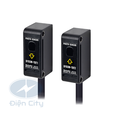 Cảm biến quang Autonics BYD3M-TDT phạm vi 3m, thu phát, 12-24VDC