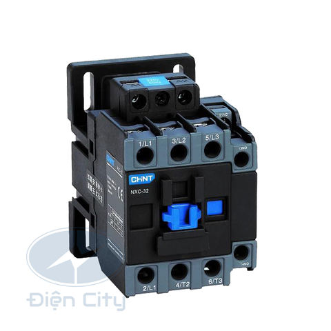 Contactor Chint NXC-32 32A coil 220V AC, 1NO+1NC