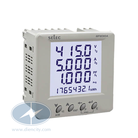 Đồng hồ đo đa chức năng Selec MFM383A hiển thị LCD