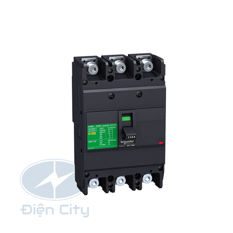 MCCB (Aptomat) Schneider Easypact EZC250N 3P 25kA