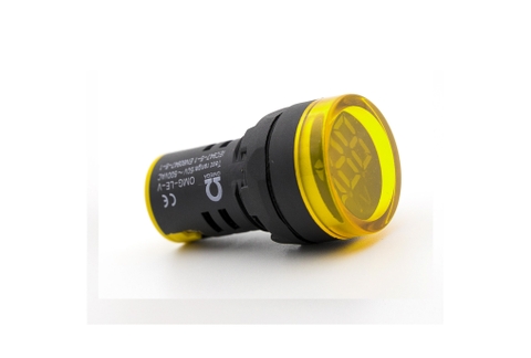 Đèn báo Omega hiển thị điện áp Ø 22mm, màu vàng