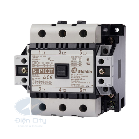 Contactor Shihlin S-P100T 105A coil 220VAC