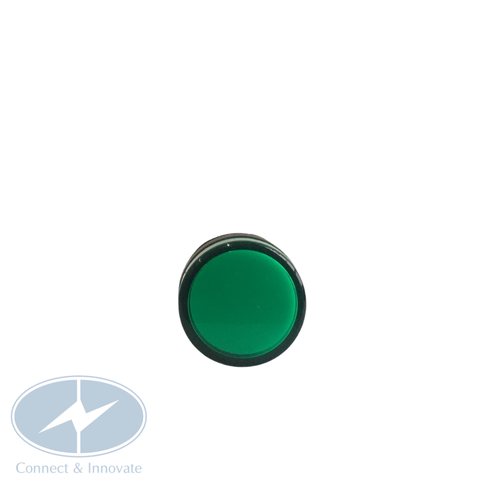 Đèn báo pha gắn tủ điện AD16-22DS Ø22mm, màu xanh lá