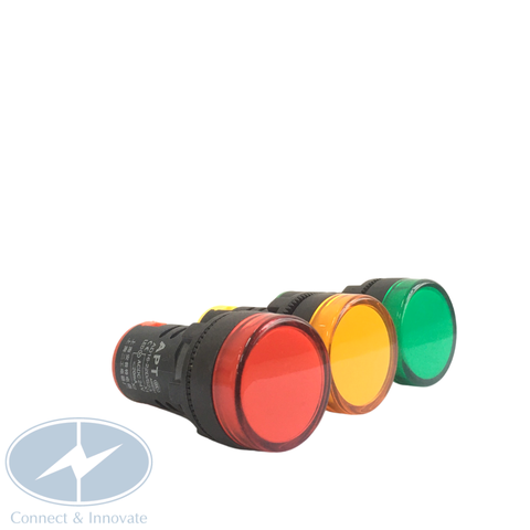 Đèn báo pha gắn tủ điện AD16-22DS  Ø22mm