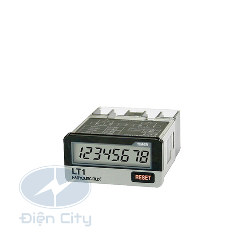 Timer điện (rơ le thời gian) Hanyoung loại nhỏ LCD 48x24 LT1