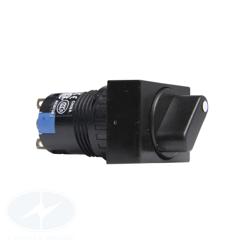 Công tắc xoay Idec, hình chữ nhật, 2 vị trí, AS6H Ø 16mm