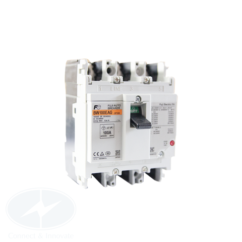 MCCB (Aptomat) Fuji Electric BW100EAG-3P075 3P 75A 10kA