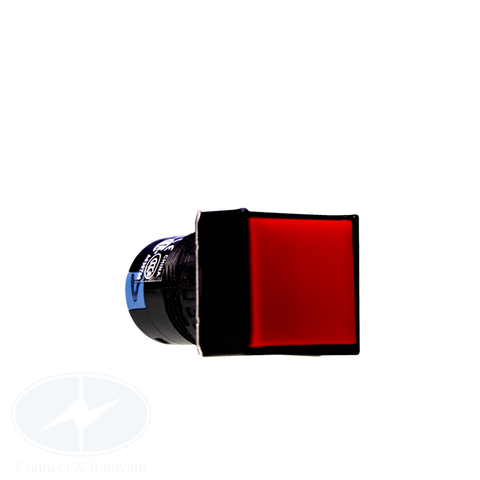 Nút nhấn Idec không đèn, loại vuông AB6Q Ø 16mm, màu đỏ