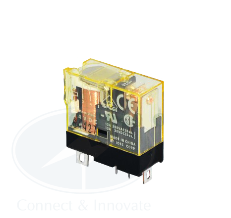 Relay Idec RJ1S-CL-D24 12A 5 chân có đèn 24V DC