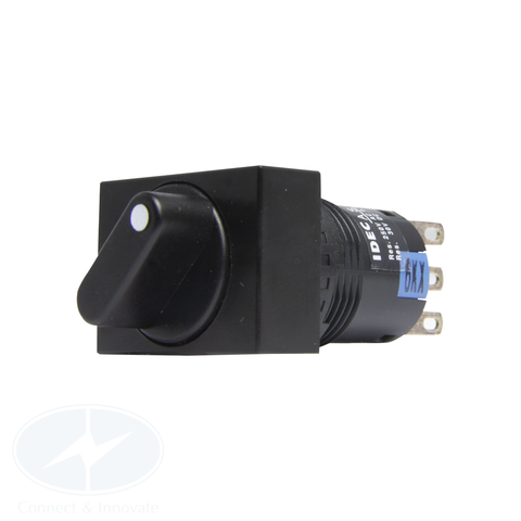 Công tắc xoay Idec, hình chữ nhật, 2 vị trí, AS6H Ø 16mm