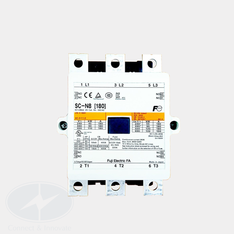 Contactor Fuji Electric SC-N8 180A, coil 220V AC/DC