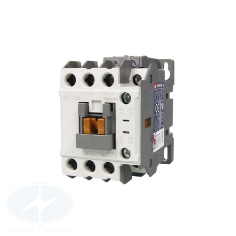 Contactor LS MC-22b 22A, coil 220VAC, tiếp điểm NO + NC