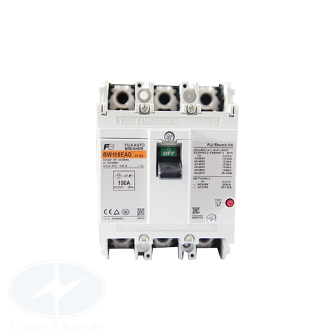 MCCB (Aptomat) Fuji Electric BW100EAG-3P075 3P 75A 10kA