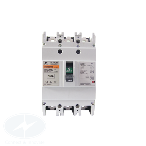 MCCB (Aptomat) Fuji Electric 3P 50kA, BW160RAG, dòng cắt cao
