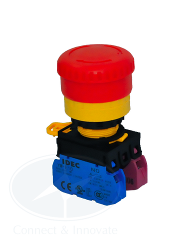 Nút dừng khẩn Idec YW1B Ø 22mm