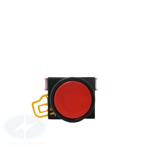 Nút nhấn Idec không đèn YW1B Ø 22mm, màu đỏ