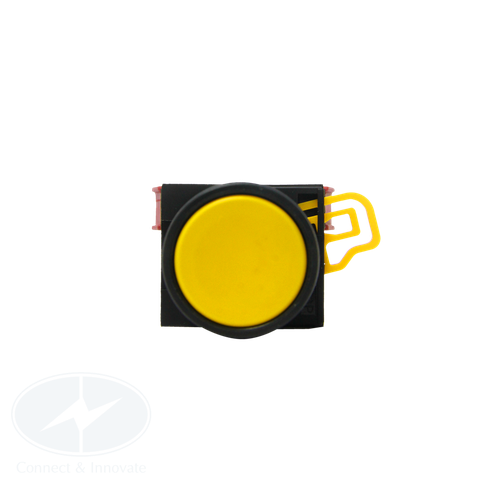 Nút nhấn Idec không đèn YW1B-M1E01Y Ø22mm màu vàng 1NC