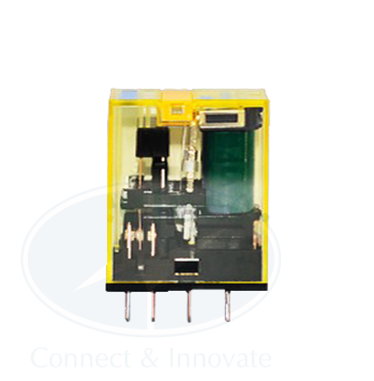 Relay Idec RU2S-D24 10A 8 chân dẹp có đèn 24VDC xuất xứ Nhật