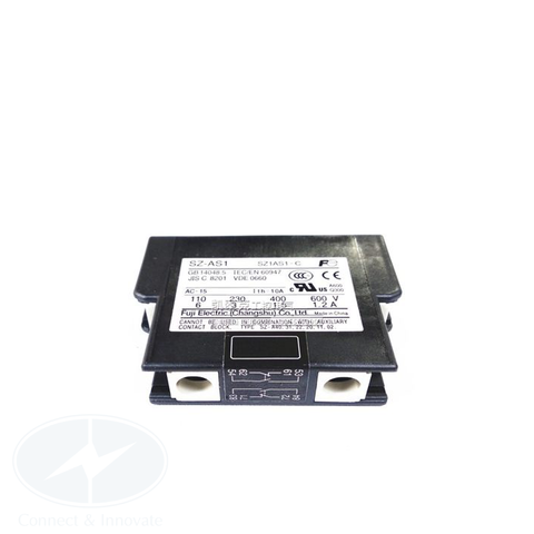 Tiếp điểm phụ Fuji (1NO + 1NC) gắn hông Contactor SC-03 đến SC-N3