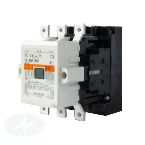 Contactor Fuji Electric SC-N5A 105A, coil 220V AC, tiếp điểm 2NO +2NC