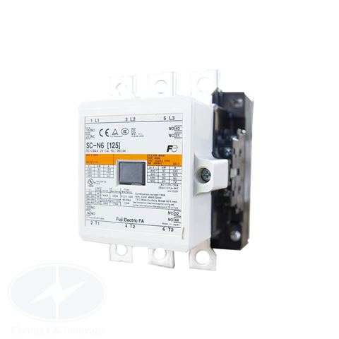 Contactor Fuji Electric SC-N6 125A, coil 220V AC/DC