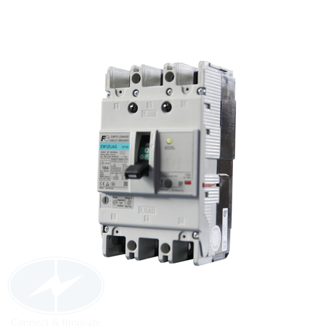 ELCB (Aptomat chống rò) Fuji Electric 3P 36kA, EW125SAG